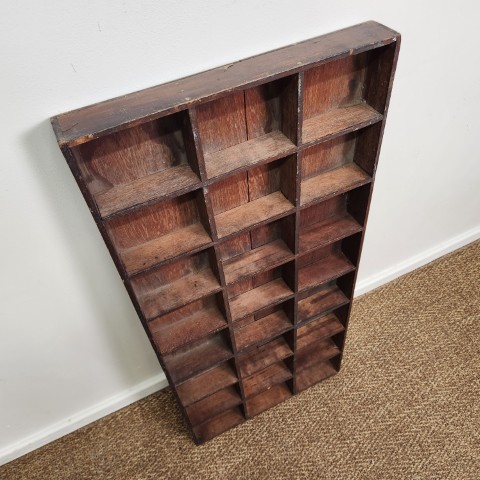 Vintage Timber Display Shelves