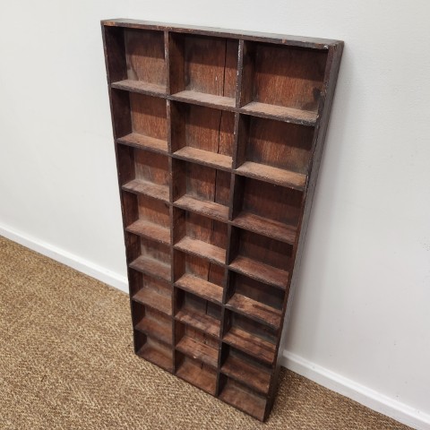 Vintage Timber Display Shelves