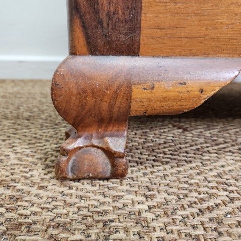 Single Seat Storage Bench with Upholstered Top