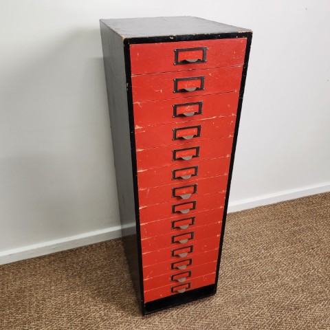 Vintage Draftsman Drawers or Specimen Drawers