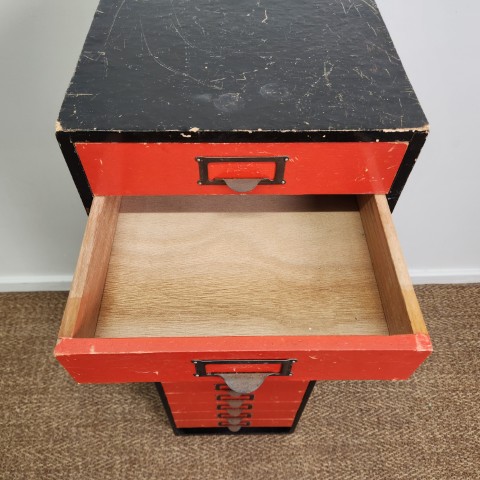 Vintage Draftsman Drawers or Specimen Drawers