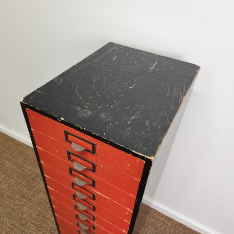 Vintage Draftsman Drawers or Specimen Drawers