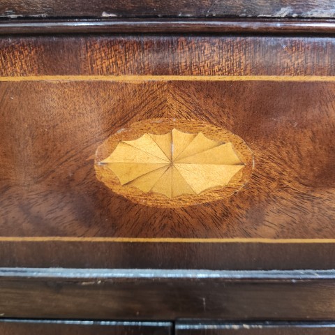Vintage Flame Mahogany Side Cabinet