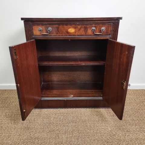 Vintage Flame Mahogany Side Cabinet