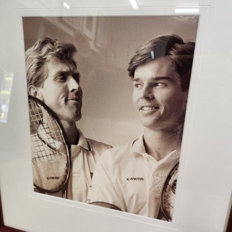 Mark Woodford & Todd Woodbridge Framed Photograph