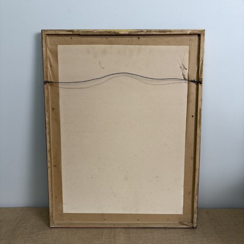 Vintage P.J. Redouté Botanical Print "Camellia Panache"