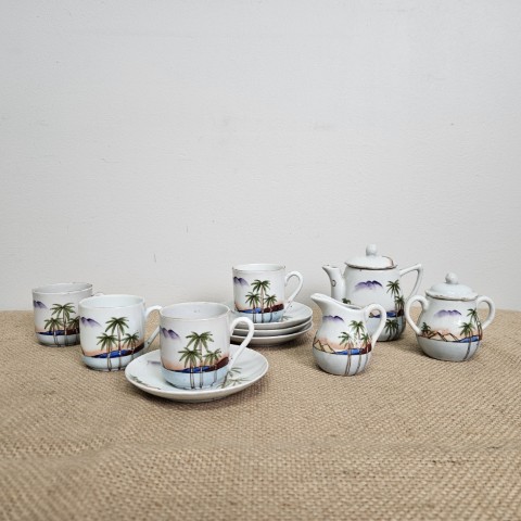 Vintage Hand Painted Japanese Tea Set