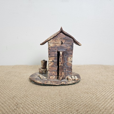Vintage Australian Pottery Outhouse