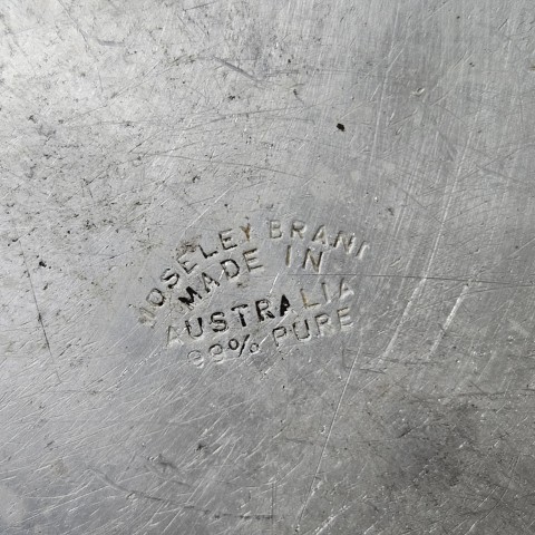 Set of 5 Vintage Aluminium Kitchen Cannisters