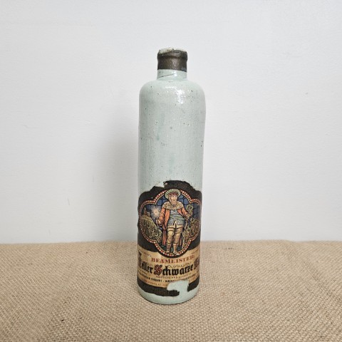 Vintage Beameister Stoneware Bottle - 'Zeller Schwarze Katz'