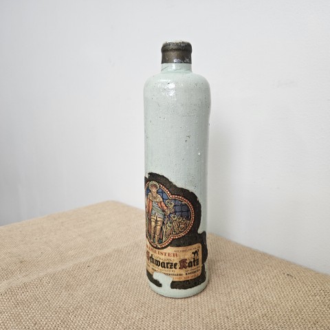 Vintage Beameister Stoneware Bottle - 'Zeller Schwarze Katz'
