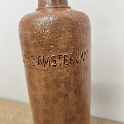 Vintage 'Erven Lucas' Stoneware Bottle - 'Bols't Lootsje, Amsterdam'