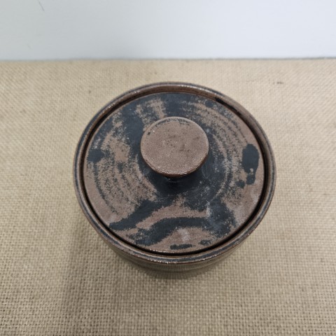Australian Lidded Pottery Vessel - Image 3