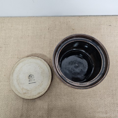 Australian Lidded Pottery Vessel