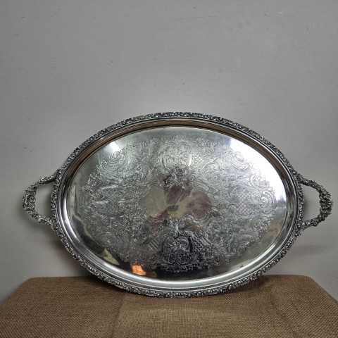 Silver Plated Serving Tray