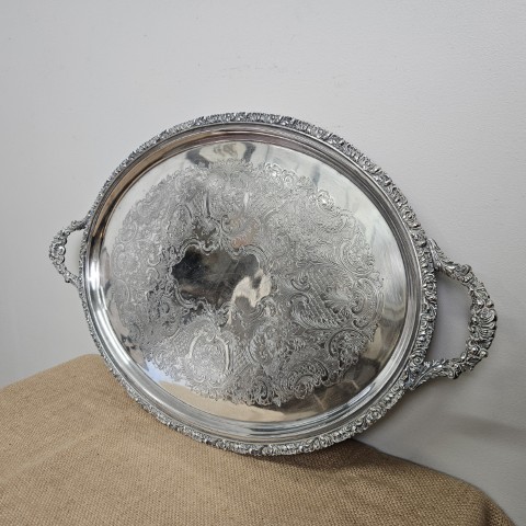 Silver Plated Serving Tray