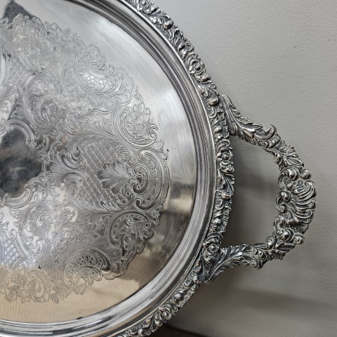 Silver Plated Serving Tray