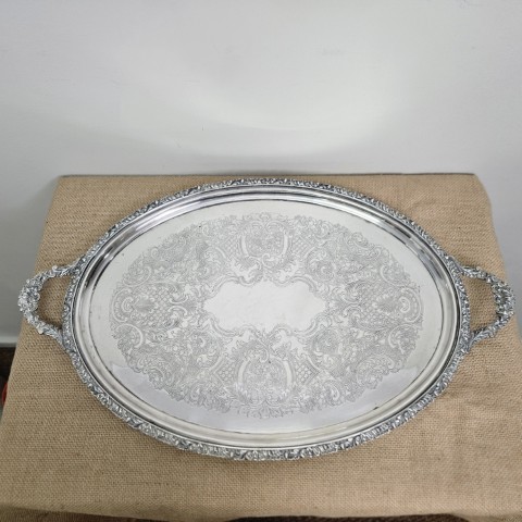 Silver Plated Serving Tray