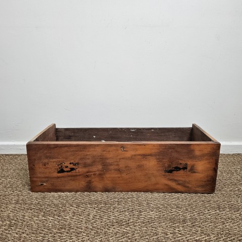 Rustic Timber Box or Planter - repurposed old drawer