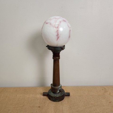 Upcycled Vintage Fire Extinguisher Nozzle Lamp