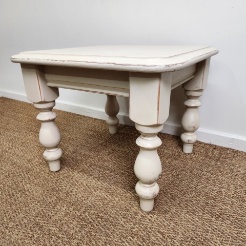 Country Style Side Table (Annie Sloan Country Grey Chalk Paint with Matt Lacquer)