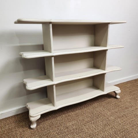 Open Shelves Painted in Country Grey Chalk Paint