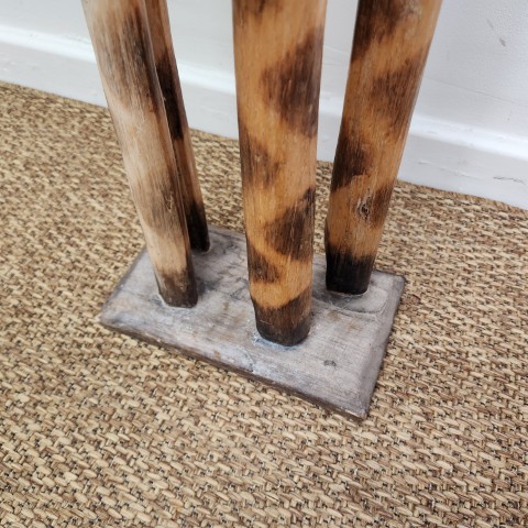 Tall Carved Timber Giraffe