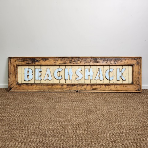 Rustic Beach Shack Sign