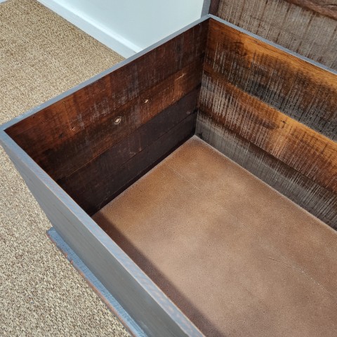 Rustic Chest with Lid