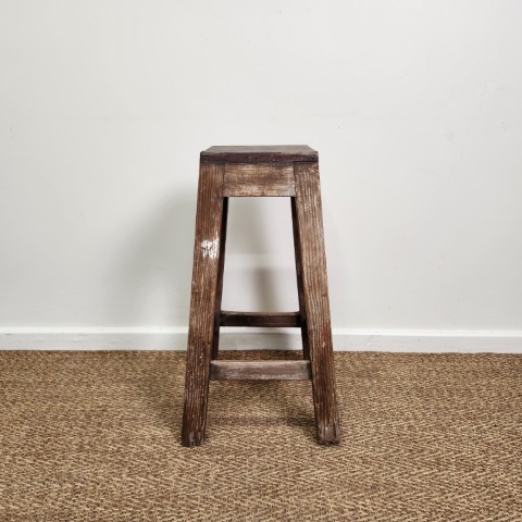 Rustic Timber Stool