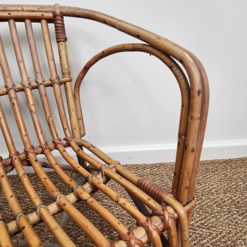 Vintage Children's Cane Chair