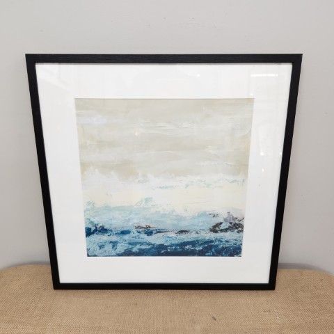 "Coastal Currents" Framed Artwork