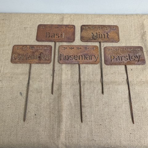 Rustic Herb Stakes