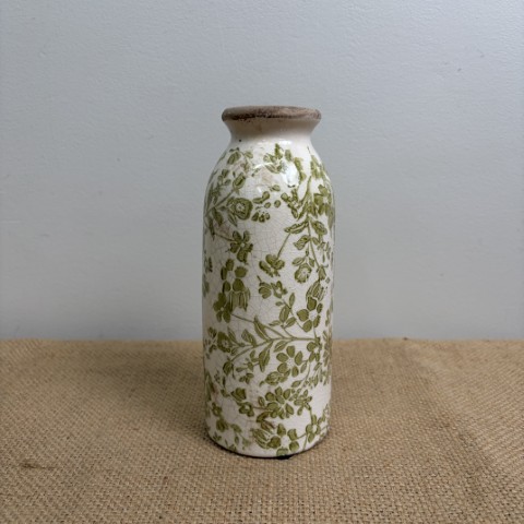 Green Botanical Bud Vase #1