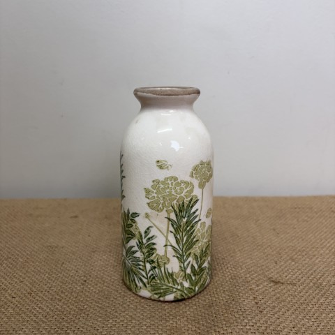 Green Palms Bud Vase #2