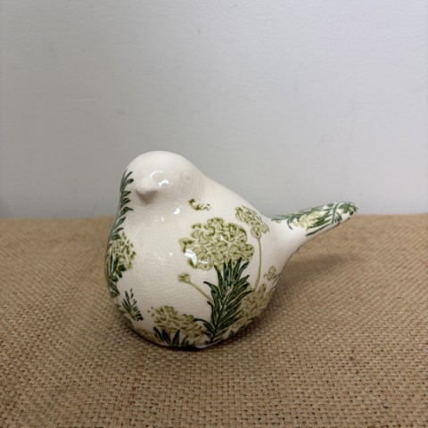 Green Palms Ceramic Bird