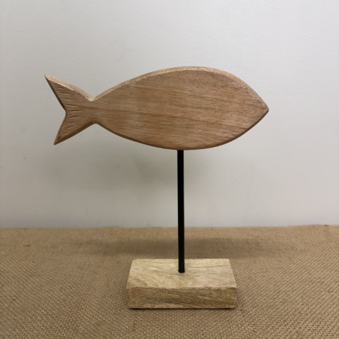 Green & Blue Fish on Stand