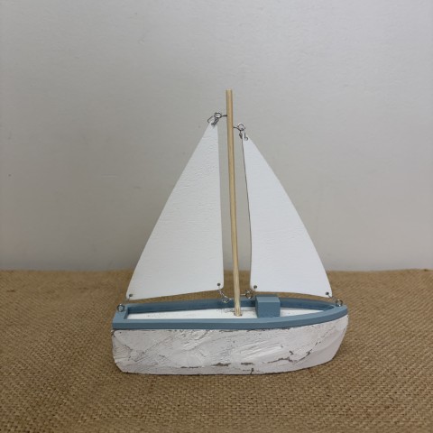 Small Wooden Sailing Boat