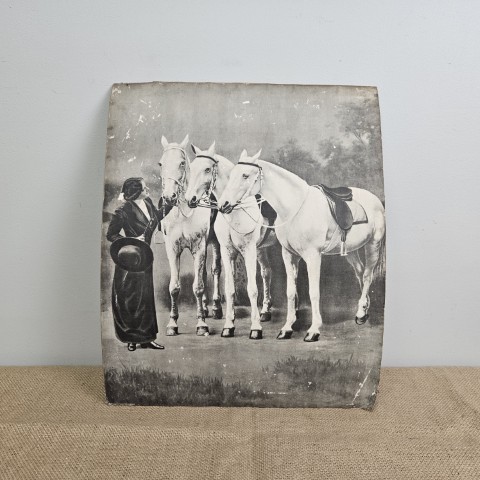 Vintage Horse Print