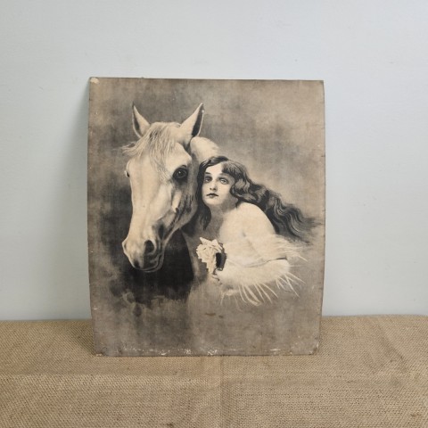 Vintage Horse Print