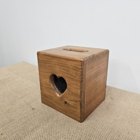 Timber Tissue Box Cover