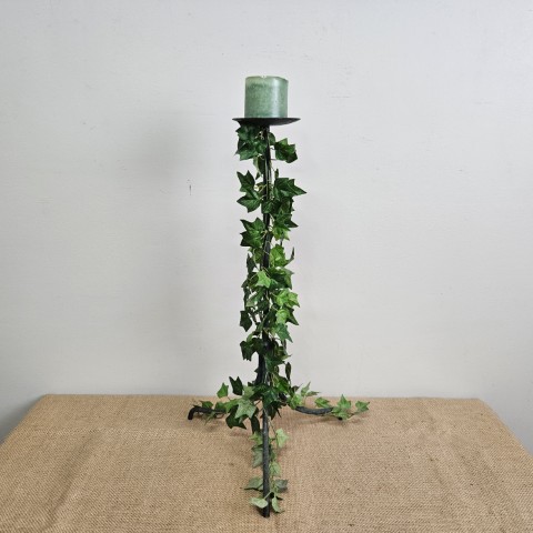 Iron Candelabra with Ivy