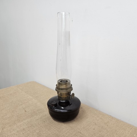 Antique Aladdin Oil Lamp with Bakelite Base