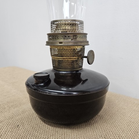 Antique Aladdin Oil Lamp with Bakelite Base