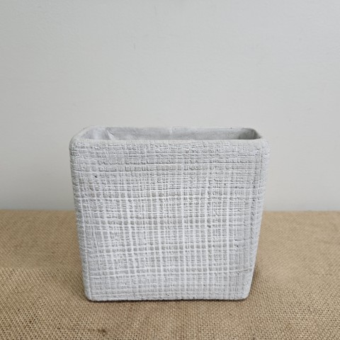 Cement Rectangular Vase #1