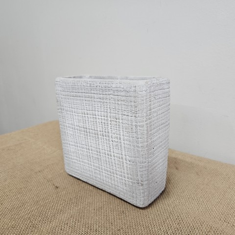 Cement Rectangular Vase #1