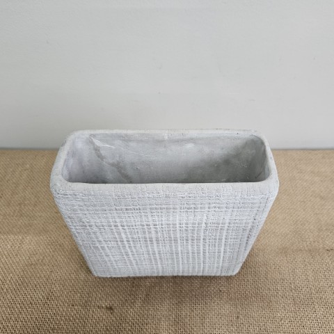 Cement Rectangular Vase #1