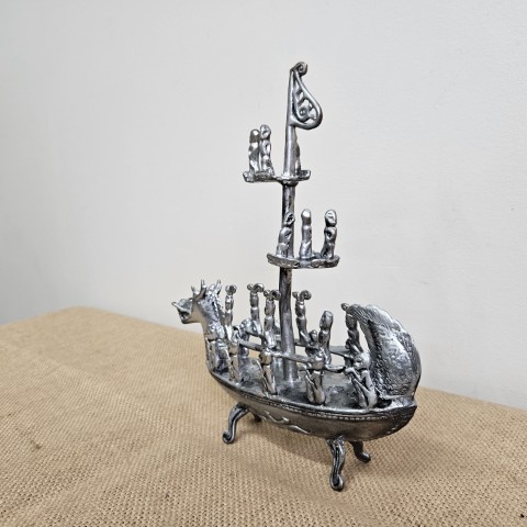 Die-Cast Aluminium Boat Sculpture #1