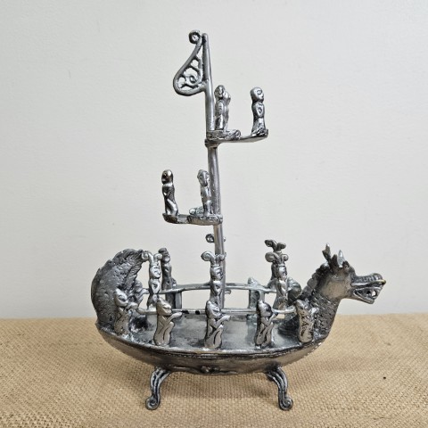 Die-Cast Aluminium Boat Sculpture #1