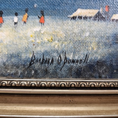 Barbara O'Donnell "In The Fields" Oil on Canvas